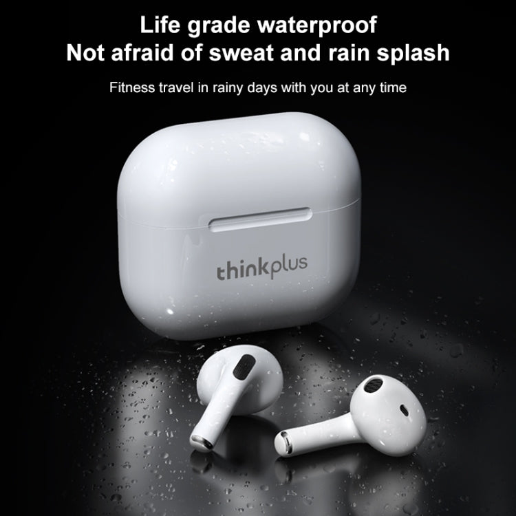 Original Lenovo LivePods LP40 TWS IPX4 Waterproof Bluetooth Earphone with Charging Box, Support Touch & HD Call & Siri & Master-slave Switching (White) by Lenovo