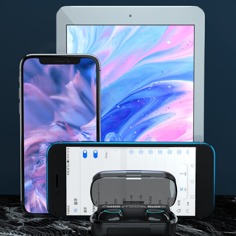 M10 Bluetooth 5.1 TWS Digital Display Wireless Bluetooth Earphone with Charging Box, Support Touch & Siri & Battery Display(Green) by buy2fix