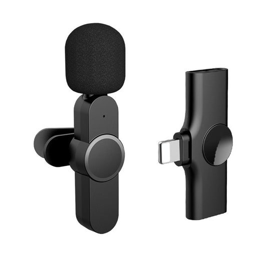 8 Pin Interface Live Broadcast Wireless Lavalier Microphone by buy2fix