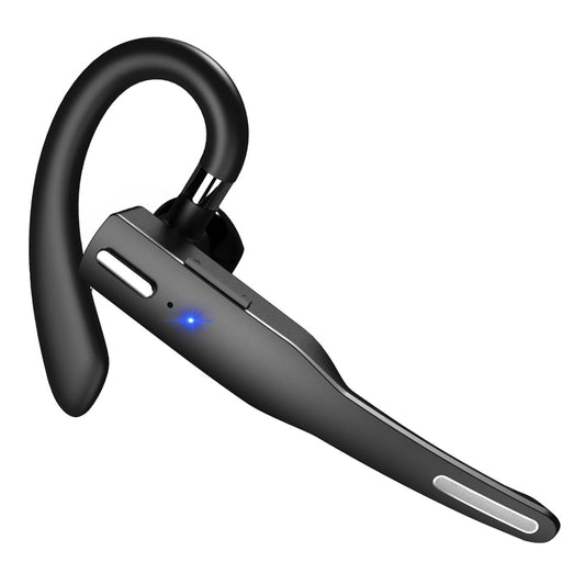 YYK-525 Simple Version Single Rotatable Earhook Noise Reduction Call Business Bluetooth Earphone without Charging Box by buy2fix