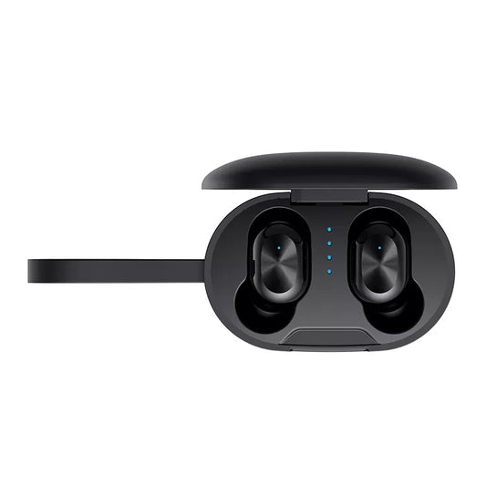 ETE-15 Waterproof Bluetooth 5.0 Binaural Touch Control TWS Wireless Earphones (Black) by buy2fix