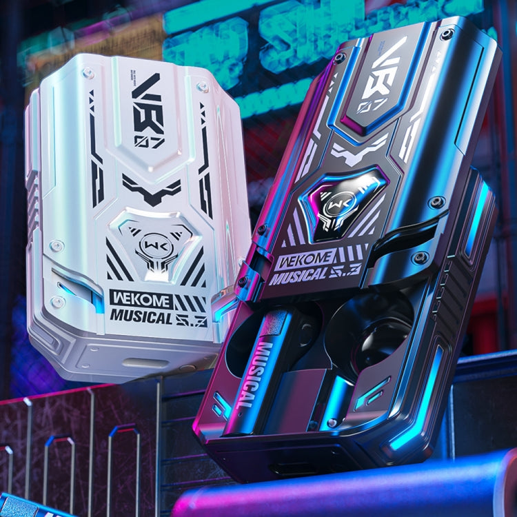 WEKOME VB07 Mecha Series Blade Wireless Bluetooth Earphone (Black) by WK