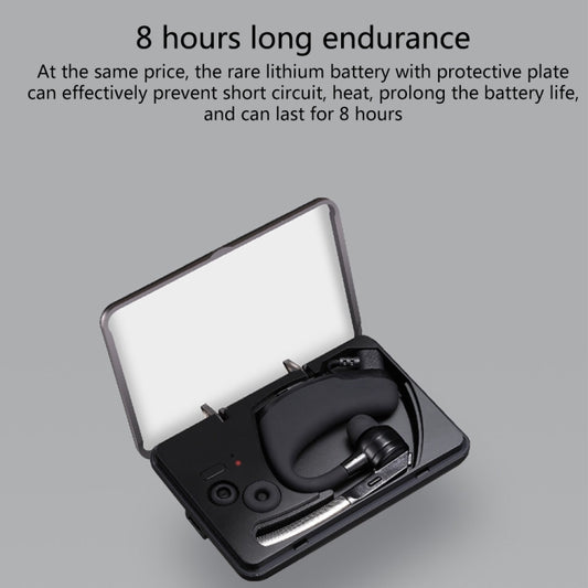 SBT208C Single Earhook Wireless Bluetooth Earphone Charging Box by buy2fix