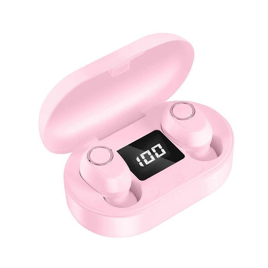 DT-13 Wireless Two Ear Bluetooth Headset Supports Touch & Smart Magnetic Charging(Pink) by buy2fix