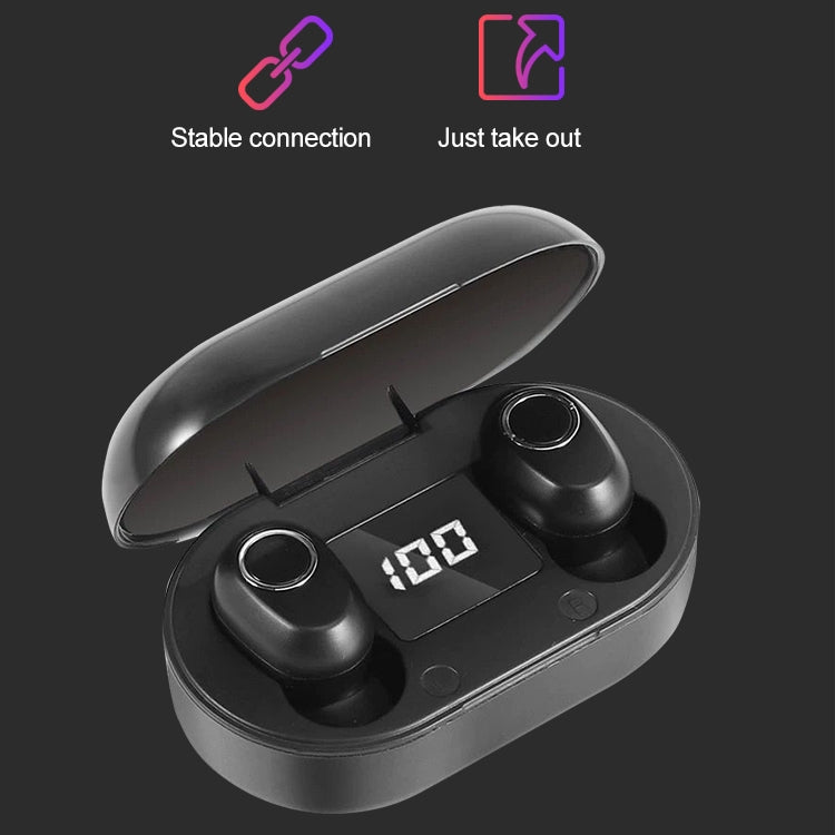 DT-13 Wireless Two Ear Bluetooth Headset Supports Touch & Smart Magnetic Charging(Pink) by buy2fix