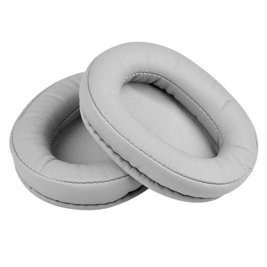 1 Pair Leather Sponge Protective Case for Steelseries Arctis 3 Pro / Ice 5 / Ice 7 Headphone (Grey) by buy2fix