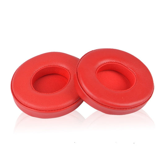 1 Pair Leather Headphone Protective Case for Beats Solo2.0 / Solo3.0, Wireless Version (Red) by buy2fix