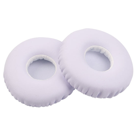 2pcs For JBL Synchros S400BT Headphones Imitation Leather + Memory Foam Soft Earphone Protective Cover Earmuffs(White) by buy2fix
