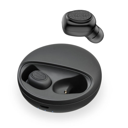 YH-03 TWS V5.0 Wireless Stereo Bluetooth Headset with Charging Case, Support Voice Assistant(Black) by buy2fix