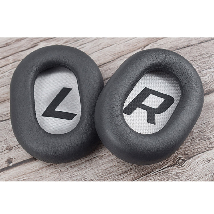 For Plantronics Backbeat Pro 2 / Voyager 8200UC Earphone Cushion Cover Earmuffs Replacement Earpads(Grey) by buy2fix