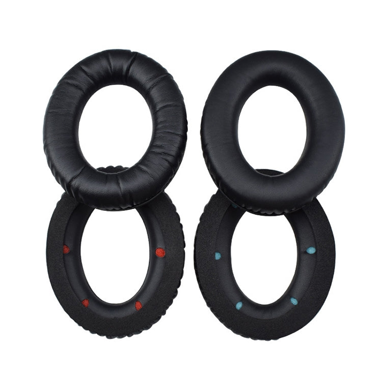 2 PCS For Kingston Hyper X Cloud Revolver S Soft Sponge Earphone Protective Cover Earmuffs (Red) by buy2fix