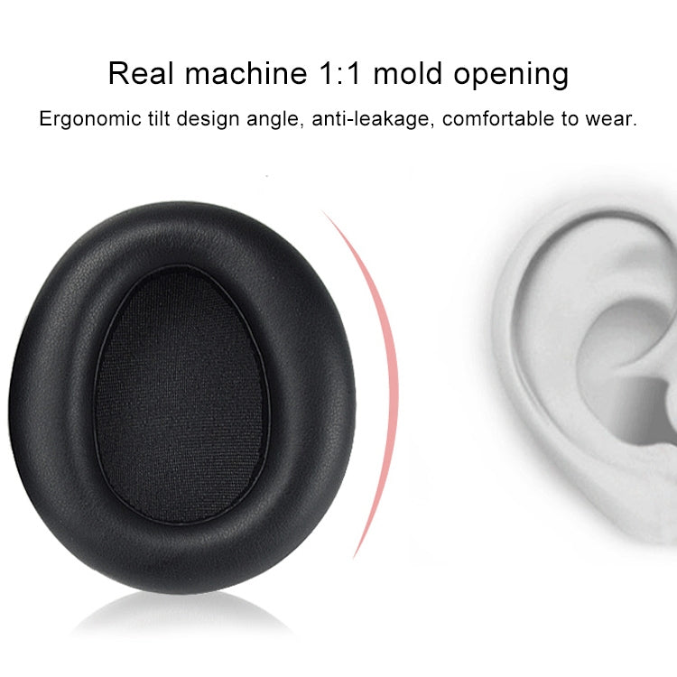 2pcs Sponge Headphone Protective Case for Sony MDR-10RBT / 10RNC / 10R(Black) by buy2fix