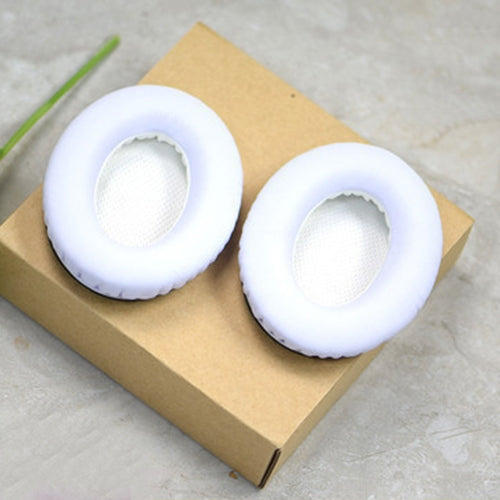 1 Pair Soft Earmuff Headphone Jacket with White Padded Cotton for BOSE QC2 / QC15 / AE2 / QC25 / QC35(White) by buy2fix