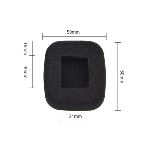 2 PCS For Shinco S01 Headphone Protective Cover Square Sponge Cover Earmuffs by buy2fix
