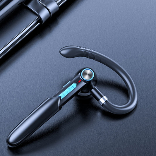 ME-100 TWS Business Rotating Universal True Stereo 5.0 Version Hanging Ear In-Ear Bluetooth Headset(Black Blue) by buy2fix