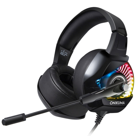 ONIKUMA K6 Over Ear Bass Stereo Surround Gaming Headphone with Microphone & RGB Lights by ONIKUMA