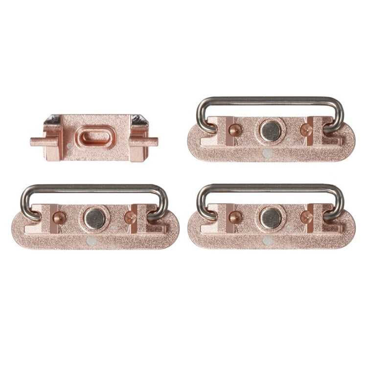 Volume Control Key + Power Button + Mute Switch Vibrator Key for iPhone 6s Plus(Rose Gold) by buy2fix