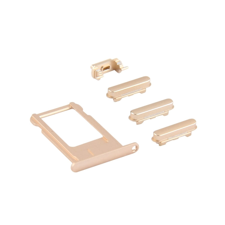 4 in 1 for iPhone 6 Plus (Card Tray + Volume Control Key + Power Button + Mute Switch Vibrator Key)(Gold) by buy2fix