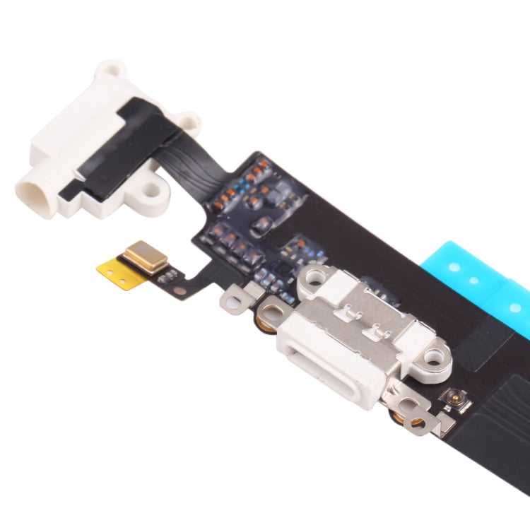 Original Charging Port Flex Cable for iPhone 6 Plus(White) by buy2fix