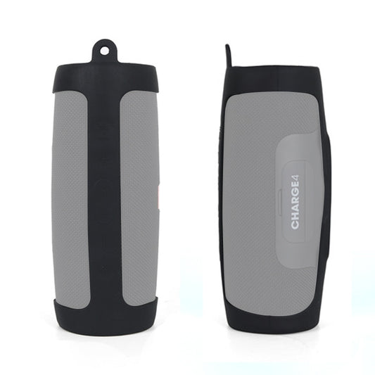 Shockproof Waterproof Soft Silicone Cover Protective Sleeve Bag for JBL Charge3 Bluetooth Speaker(Black) by buy2fix