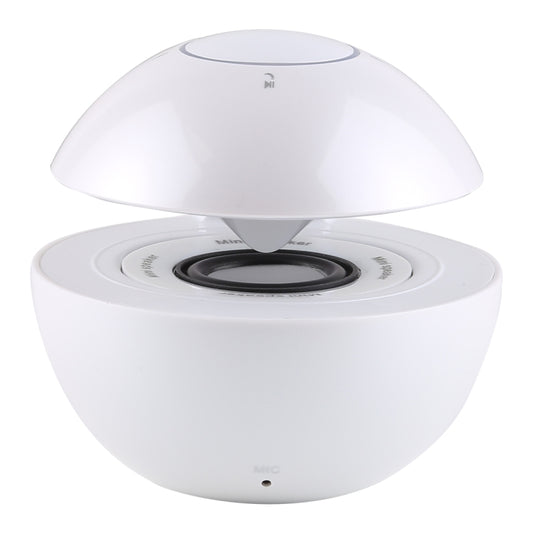 BT-118 Mini Wireless Bluetooth Speaker with Breathing Light, Support Hands-free / TF Card / AUX(White) by buy2fix