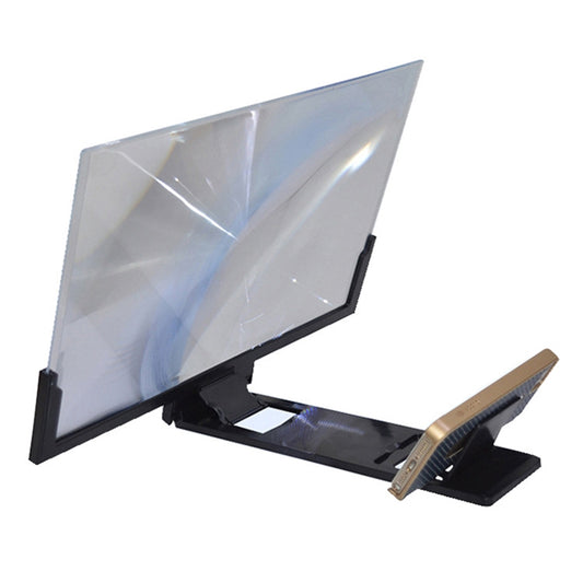 F3 14 inch Radiation Protection Universal Mobile Phone Screen Amplifier 3D HD Video Amplifier with Stand(Black) by buy2fix