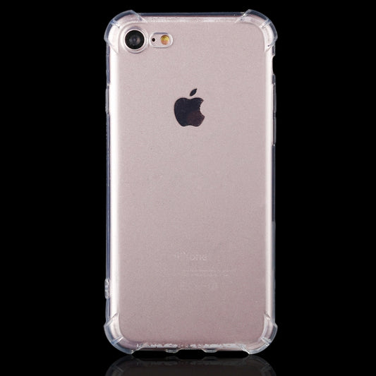 For iPhone 8 & 7 Shock-resistant Cushion TPU Protective Case(Transparent) by buy2fix