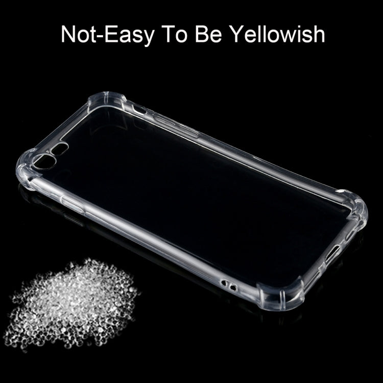 For iPhone 8 & 7 Shock-resistant Cushion TPU Protective Case(Transparent) by buy2fix