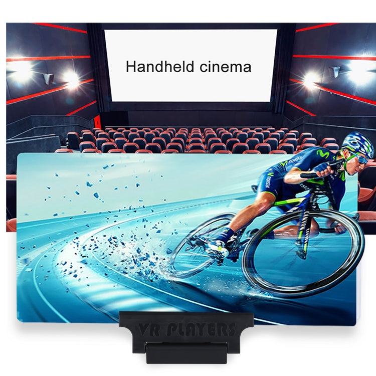 F6 12 inch Universal Foldable 3D Mobile Phone Screen Magnifier with Lazy Stand (Black) by buy2fix