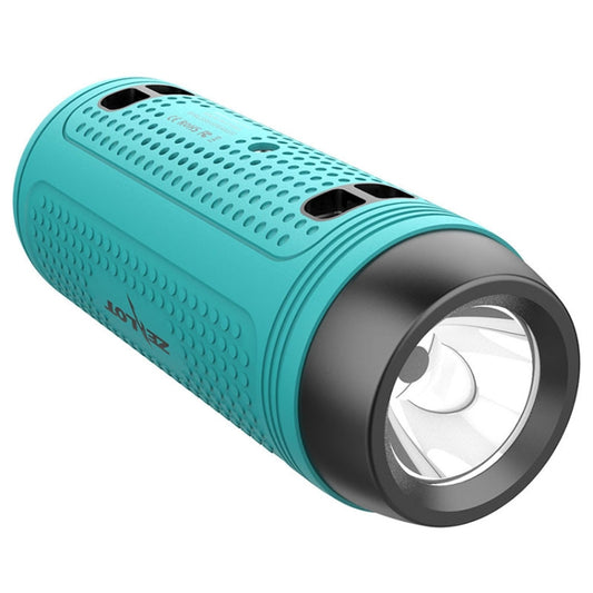 ZEALOT A1 Multifunctional Bass Wireless Bluetooth Speaker, Built-in Microphone, Support Bluetooth Call & AUX & TF Card & LED Lights (Mint Green) by ZEALOT