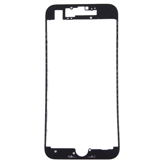 Front LCD Screen Bezel Frame for iPhone 7(Black) by buy2fix