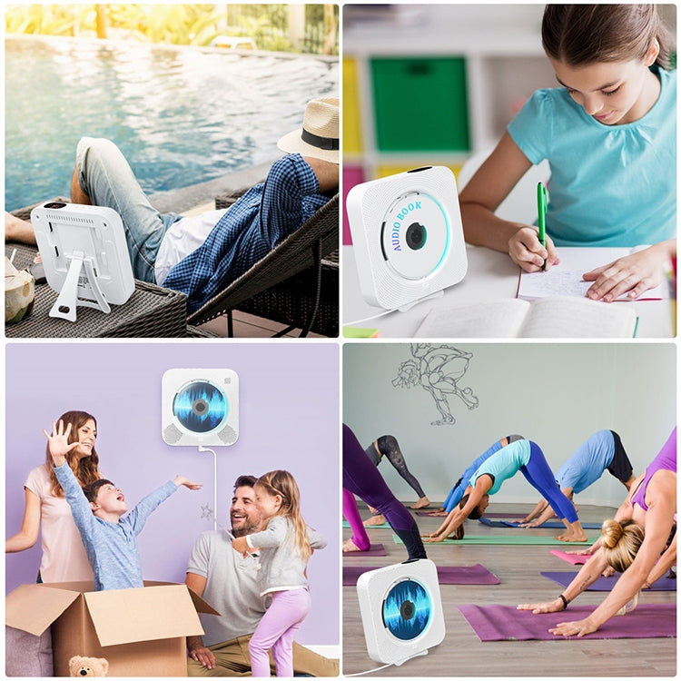 KC-909 Portable Bluetooth Speaker CD Player with Remote Control by buy2fix