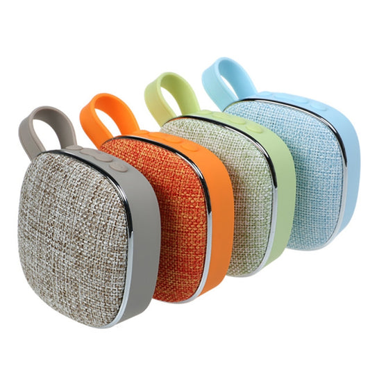 X25new Cloth Texture Square Portable Mini Bluetooth Speaker, Support Hands-free Call & TF Card & AUX(Blue) by buy2fix