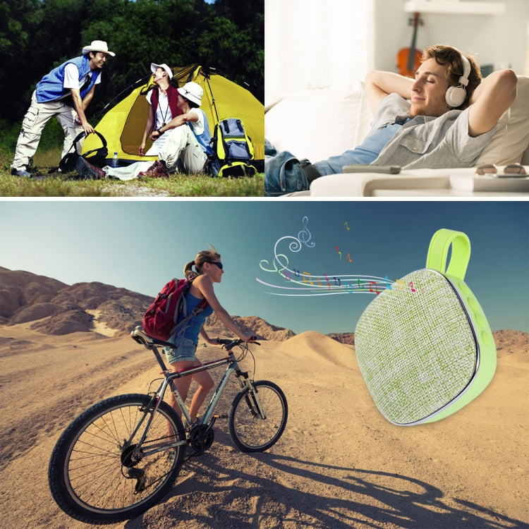 X25new Cloth Texture Square Portable Mini Bluetooth Speaker, Support Hands-free Call & TF Card & AUX(Grey) by buy2fix