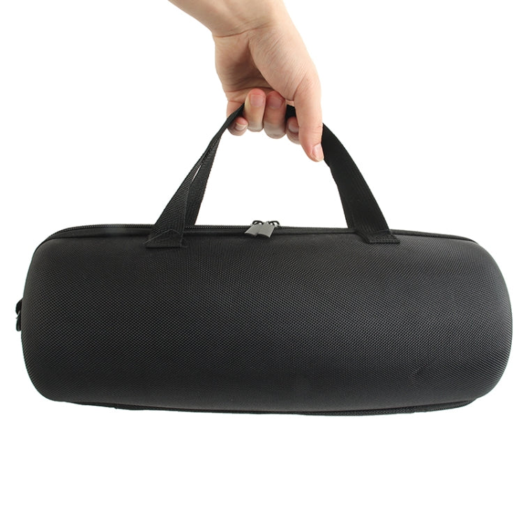 EVA Portable Speaker Storage Box Protective Cover with Shoulder Strap & Carabiner For JBL Charge 5 (Black) by buy2fix