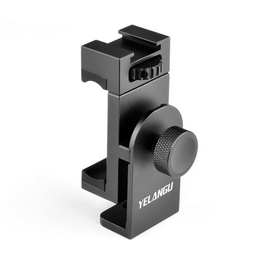 YELANGU PC03 Folding Phone Holder Horizontal Vertical Shooting Phone Clamp Holder Bracket(Black) by YELANGU