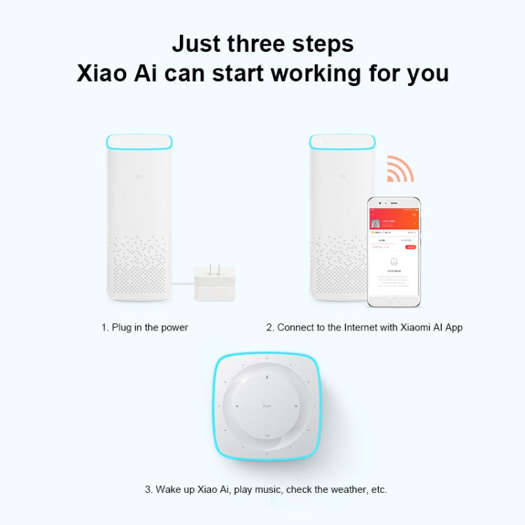 Xiaomi AI Speaker Support Dual-band WiFi & Bluetooth 4.1 & A2DP Music Playback by Xiaomi