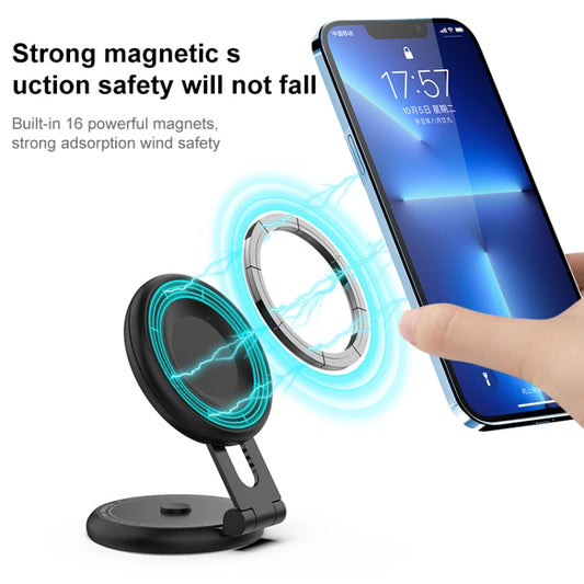 R-JUST HZ19 Car Mobile Phone Magnetic Bracket (Black) by R-JUST