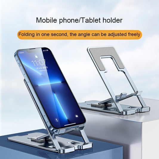 LK022 Portable Foldable Desktop Phone Holder (Grey) by buy2fix