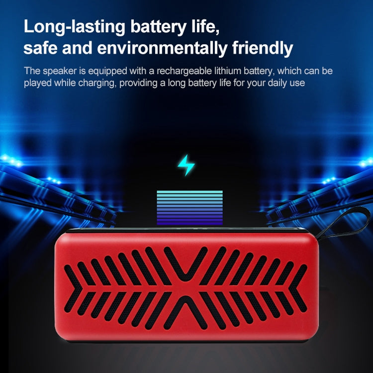 EBS-039 Portable Retro Card Single Speaker Mini Wireless Bluetooth Speaker (Blue) by buy2fix