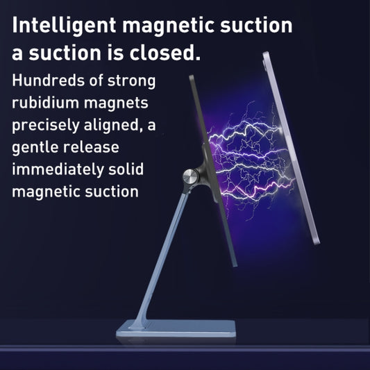 For iPad 12.9 inch R-JUST HZ36 360-degree Rotating Aluminum Alloy Magnetic Tablet Stand (Tarnish) by R-JUST