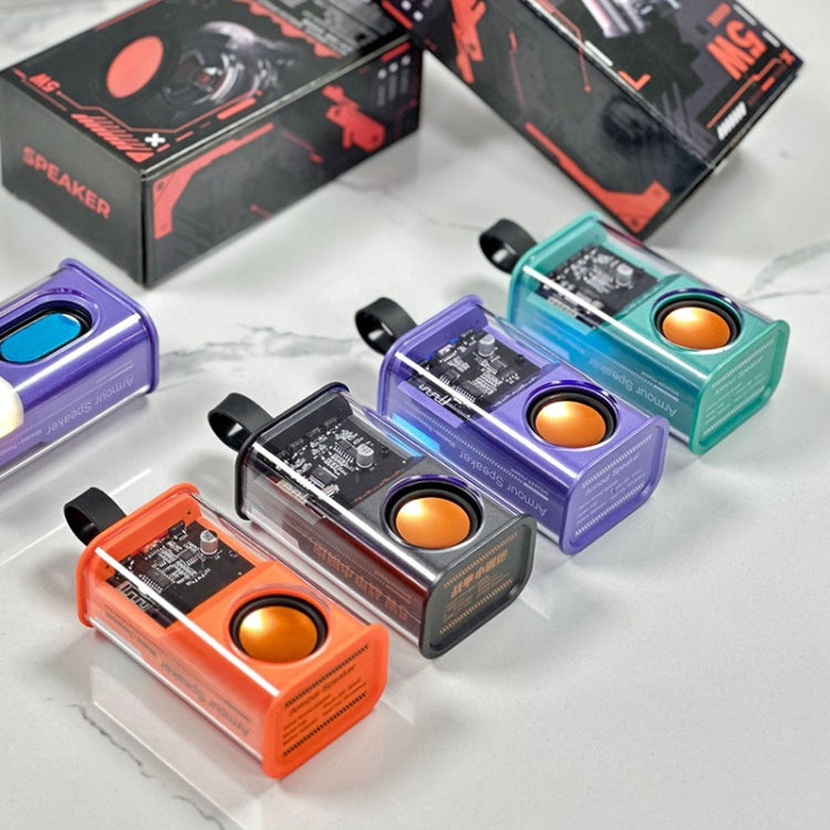 5W Portable Bullet TWS Wireless Bluetooth Speaker (Orange) by buy2fix