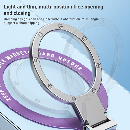 Ultra-thin Metal Phone Holder (White) by buy2fix