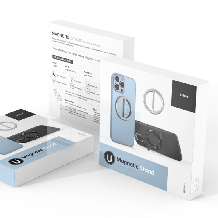 R-JUST SJ20-4 Aluminum Alloy Magnetic Knife Phone Holder (Silver) by R-JUST