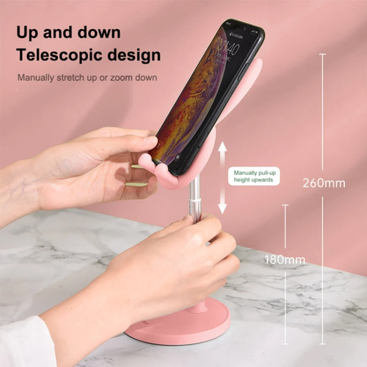 03247 Rabbit Retractable Phone Lazy Bracket Foldable Desktop Holder(Green) by buy2fix