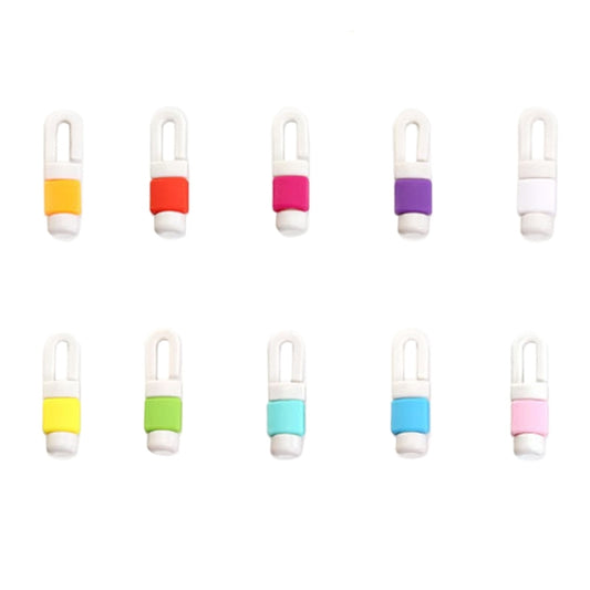 100 PCS Earphone Headphone Wire Cable Line Protective Cover Winder Cord Wrap Organizer, Random Color Delivery by buy2fix