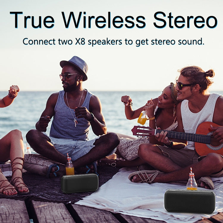 XDOBO X8 60W Wireless Bluetooth Speaker Outdoor Subwoofer Support TWS & TF Card (Blue) by XDOBO
