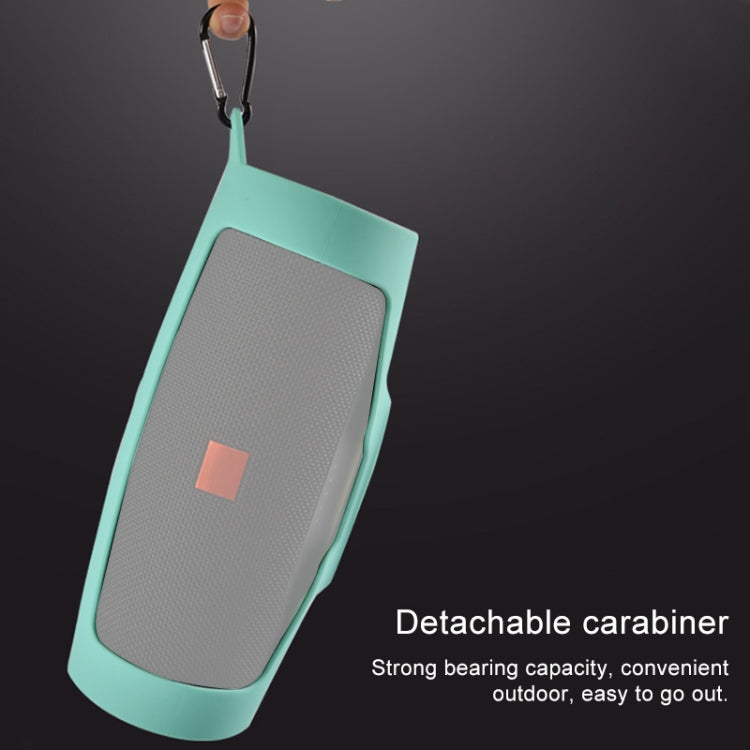 For JBL Charge 4 Shockproof Bluetooth Speaker Soft Silicone Protective Case(Black) by buy2fix