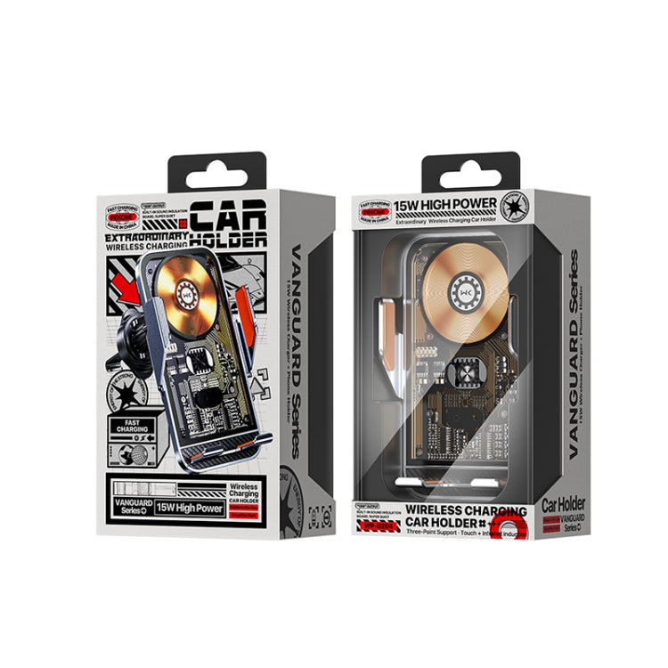 WK WP-U204 15W Vanguard Series Extraordinary Wireless Charging Car Holder by WK