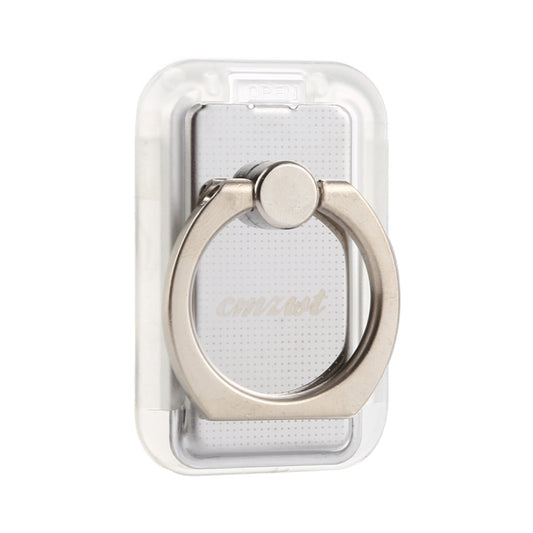 CPS-013 360 Degrees Rotate Freely Removable Magnetic Ring Stand Phone Holder, Support Wireless Charging(Silver) by buy2fix